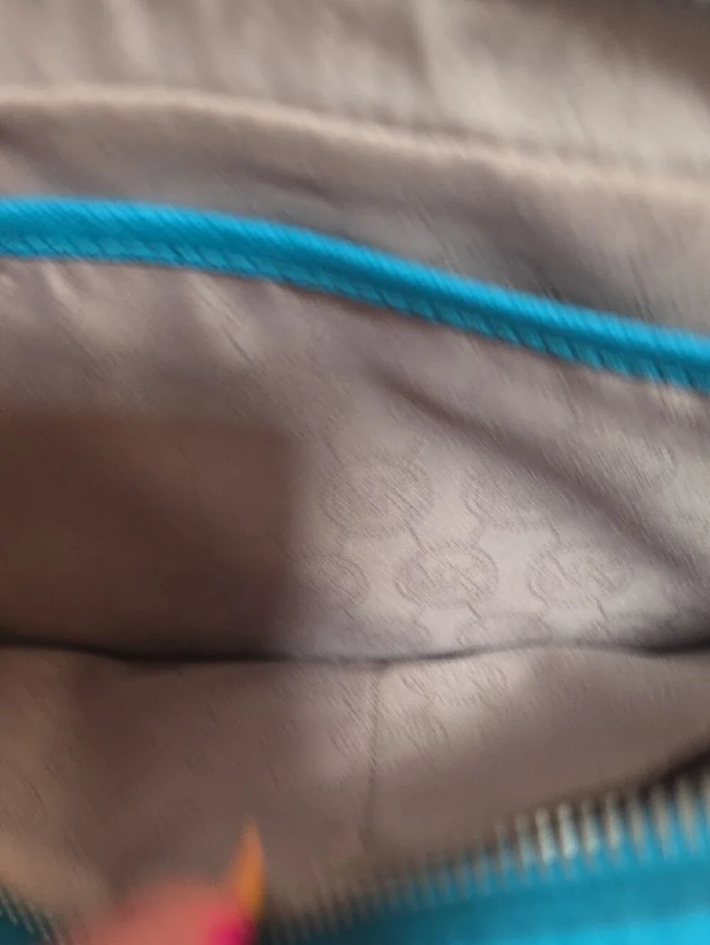 Michael Kors Teal Leather Crossbody with Chain Strap